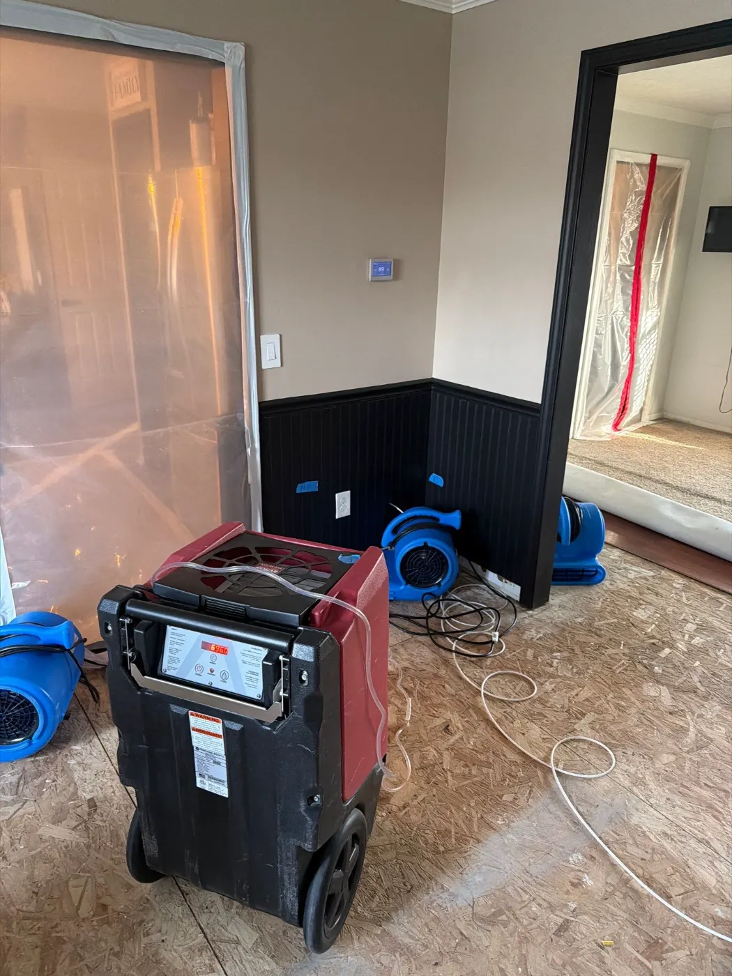 Moisture mapping with thermal imaging in Tippecanoe County, IN